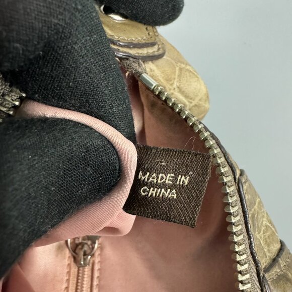 Coach #15260 Madison Audrey Embossed Leather Satchel Bag - Picture 12 of 14